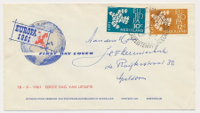 FDC / 1e dag Em. Europa 1961 - Philatelistenbeurs