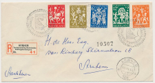 FDC / 1e dag Em. Kind 1961 - Arnhem Postzegelontwerpers