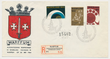 FDC / 1e dag Em. Telefoonnet 1962 - Warffum Telefoonnet ( 3 x n)
