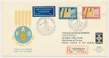 FDC / 1e dag Em. Anti Honger 1963 - E55 - Bijdruk INTERPEX