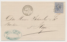 Puntstempel 57 s Hertogenbosch 1875