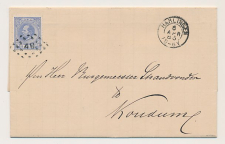 Puntstempel 49 Harlingen - Koudum 1883