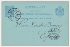 Grootrondstempel Alblasserdam - Erfurt Duitsland 1898