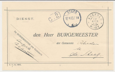 Grootrondstempel Abgerlo - De Steeg 1913