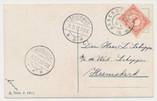 Grootrondstempel Assendelft - Beverwijk - Heemskerk 1911