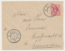 Grootrondstempel Achlum 1917