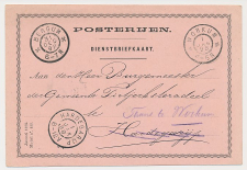 Grootrondstempel Bergum - Hardegarijp - Workum 1898