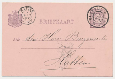 Grootrondstempel Blokzijl - Hattem 1897
