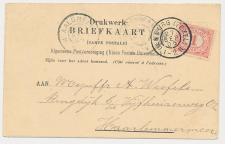 Grootrondstempel Den Burg (Texel) - Haarlemmermeer 1905