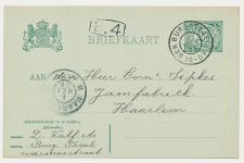 Grootrondstempel Den Burg (Texel) 1906