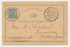 Mozambique - Grootrondstempel Bunschoten 1900
