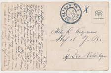 Grootrondstempel Berlikum (Fr.) - Veldleger 1918