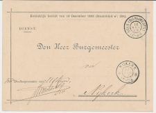 Grootrondstempel Beek (Bij Nijmegen) - Nijkerk 1906