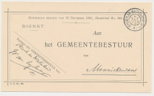 Grootrondstempel Broek in Waterland - Monnickendam 1909