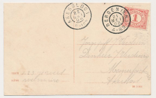 Grootrondstempel Bergen (N.H.) Akersloot 1908