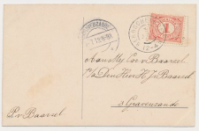 Grootrondstempel Bergschenhoek - s Gravenzande 1913