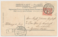 Grootrondstempel Bleskensgraaf - Giesendam 1907