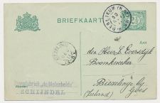 Schijndel - Grootrondstempel Berlikum (N.B:) - Biezelinge 1911