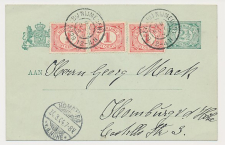 Grootrondstempel Beek (Bij Nijmegen) - Homburg Duitsland 1904