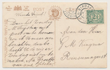Grootrondstempel Birdaard - Rinsumageest 1913