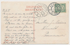 Grootrondstempel Bemmel - Purmerend 1908