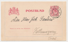 Grootrondstempel Baarloo - Kollumerzwaag 1910