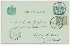 Groot-Linden - Grootrondstempel Cuijk - Euchen Duitsland 1900