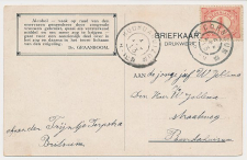 Grootrondstempel Cornjum - Roordahuizum 1913