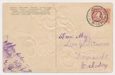 Grootrondstempel De Cocksdorp (Texel) 1910