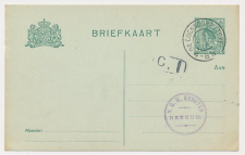 Grootrondstempel De Cocksdorp (Texel) 1918