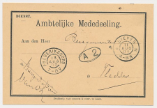 Grootrondstempel Die4ver - Frederiksoord - Vledder 1903
