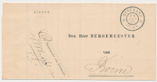 Grootrondstempel Denekamp - Borne 1901
