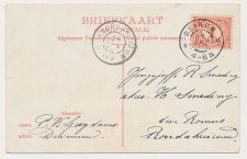 Grootrondstempel Deinum - Roordahuizum 1910