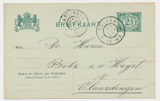 Loo - Grootrondstempel Duiven - Vlaardingen 1907
