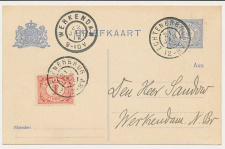 Grootrondstempel Echtenerbrug - Werkendam 1912