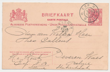 Grootrondstempel Erp - Beveren Waes Belgie 1908