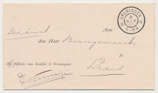 Grootrondstempel Groningen - Leens 1901 - Rechtbank Vonnis