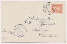 Grootrondstempel Goedereede - Dirksland 1913