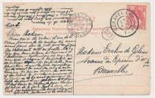 Grootrondstempel s Graveland - Brussel Belgie 1907