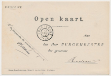 Grootrondstempel Grootegast - Roden 1902