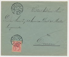 Grootrondstempel Groessen - Duiven 1905