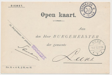 Grootrondstempel Hoogkerk - Wehe - Leens 1910