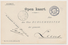 Grootrondstempel Hoogkerk - Wehe - Leens 1911