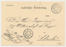 Grootrondstempel Den Ham (Ov:) - Almelo 1905