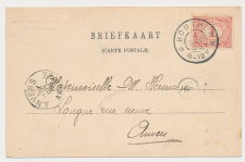 Grootrondstempel Houthem - Antwerpen Belgie 1905