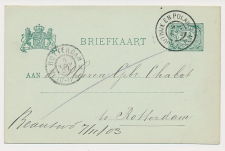 Grootrondstempel Houtrijk en Polanen 1903