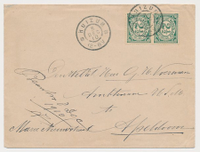 Grootrondstempel Huizum 1910 