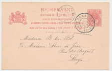 Grootrondstempel s Heerenberg - Liege Begie 1905