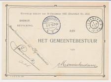Grootrondstempel Ilpendam - Monikkendam 1912