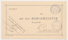 Grootrondstempel Kloosterburen - Wehe - Leens 1918